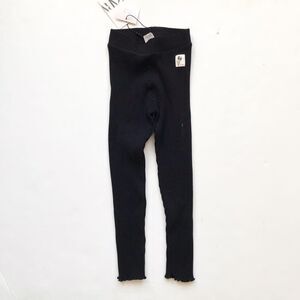 Zara NWT black ribbed leggings 6Y & 9Y